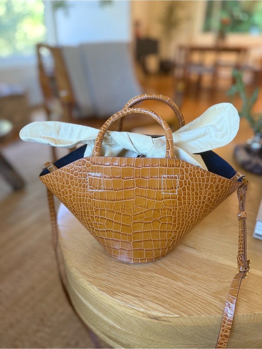 TRADEMARK Croc-Embossed Bag